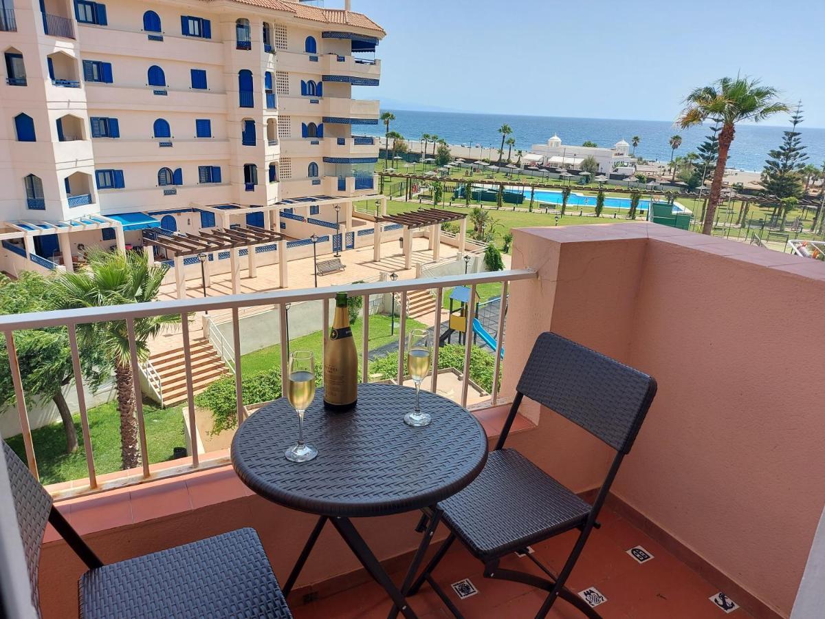 Noria 2, Pied Dans Le Sable, Magnifique Vue Mer, Piscine, Garage, Climatisation San Luis de Sabinillas Exteriör bild
