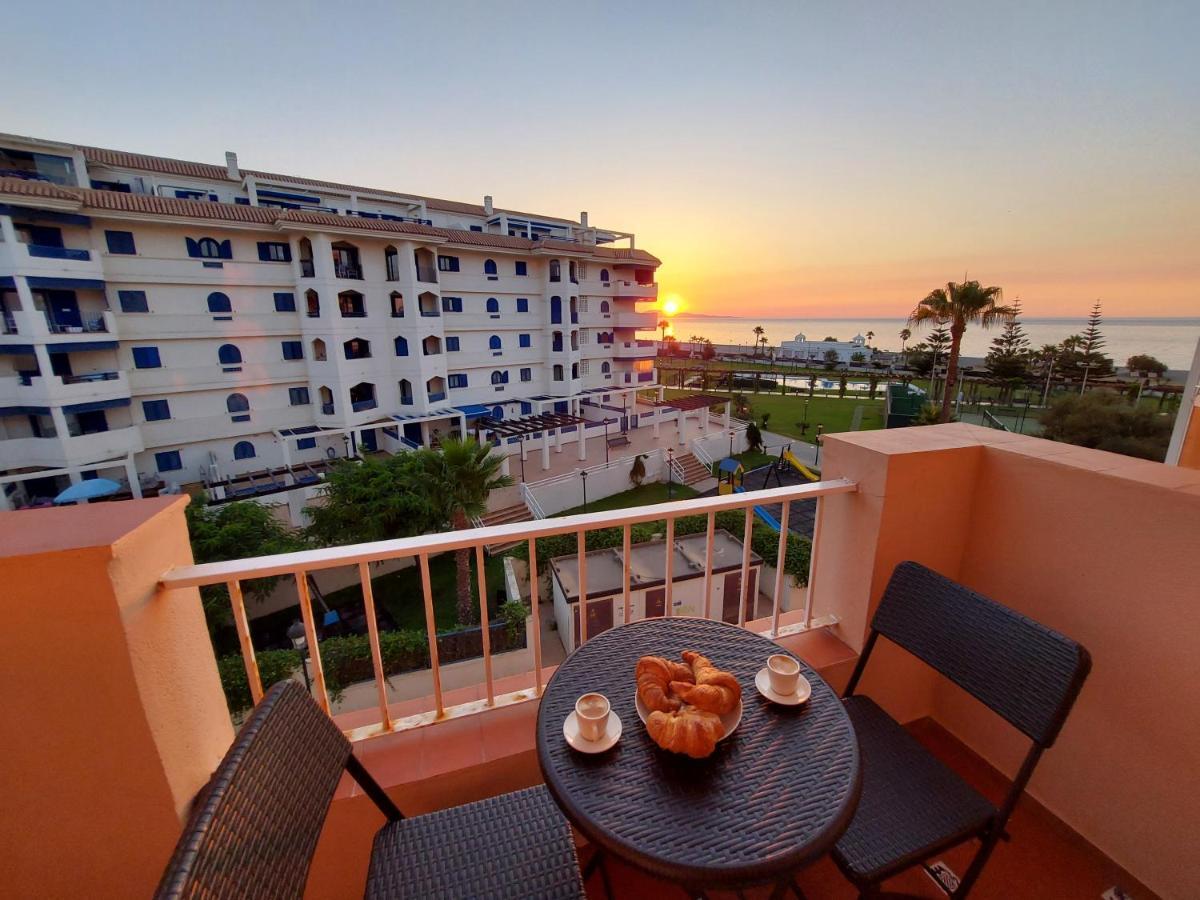 Noria 2, Pied Dans Le Sable, Magnifique Vue Mer, Piscine, Garage, Climatisation San Luis de Sabinillas Exteriör bild