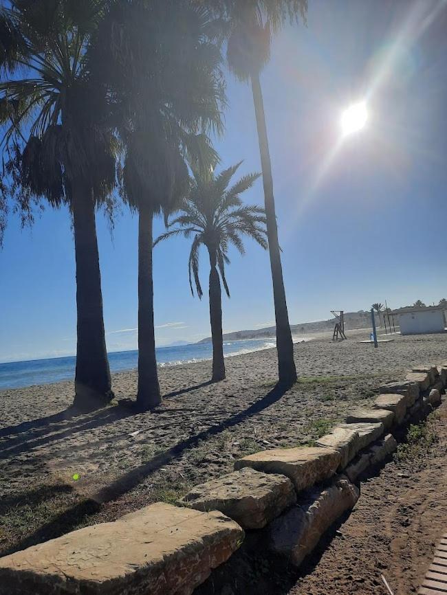 Noria 2, Pied Dans Le Sable, Magnifique Vue Mer, Piscine, Garage, Climatisation San Luis de Sabinillas Exteriör bild
